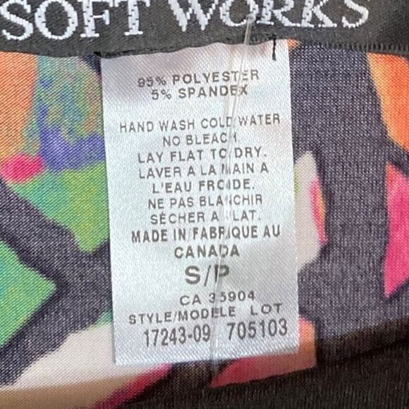 Soft Works Multicolor Sleeveless Dress, Size S, NWT - Picture 9 of 9